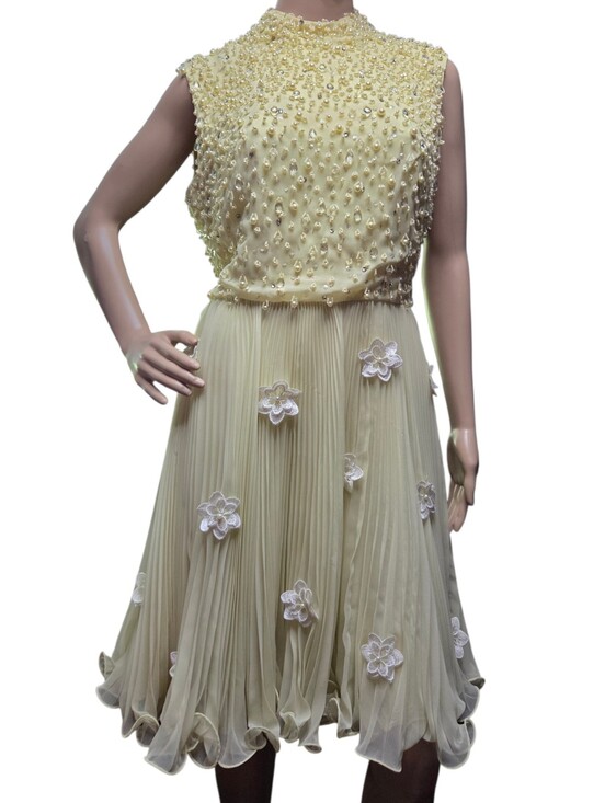 Jack Bryan Dresses & Skirts - Vintage 1960's Beaded Dress Jack Bryan 6 8 Medium
